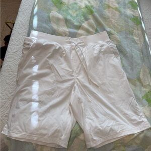 Lululemon Athletica White Athletic Shorts